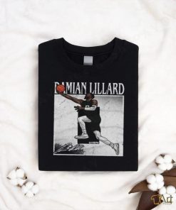 Damian lillard milwaukee number signature shirt