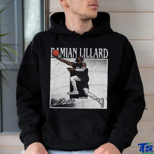 Damian lillard milwaukee number signature shirt