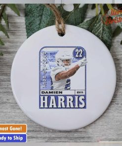 Damien Harris Buffalo running back ornament