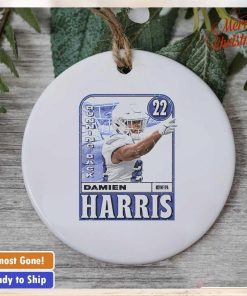 Damien Harris Buffalo running back ornament