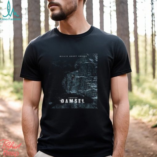 Damsel Official Poster With Starring Millie Bobby Brown Nick Robinson and Angela Bassett Unisex T Shirt
