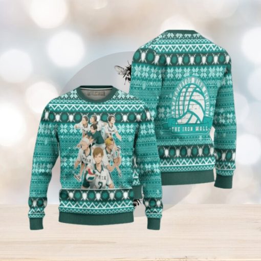 Date Tech High Ugly Christmas Sweater Haikyuu Anime Xmas Gift