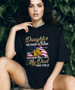 Daughter Of A Vietnam Veteran V Neck T Shirt