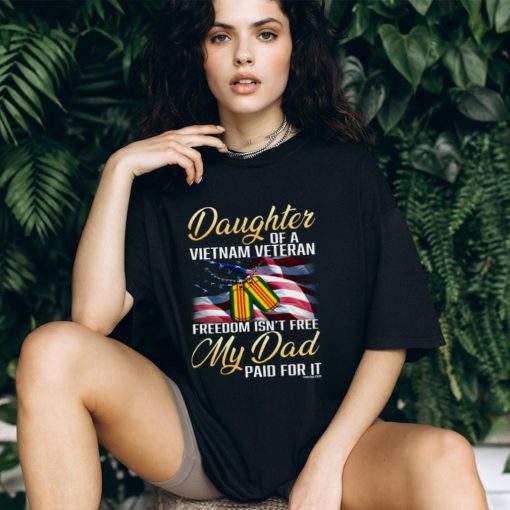 Daughter Of A Vietnam Veteran V Neck T Shirt