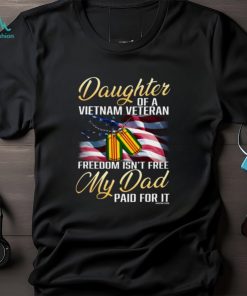 Daughter Of A Vietnam Veteran V Neck T Shirt