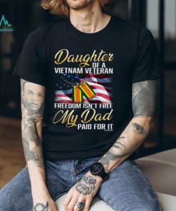 Daughter Of A Vietnam Veteran V Neck T Shirt