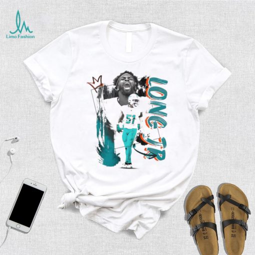 David Long Jr. number 51 Miami Dolphins football player pose poster shirt