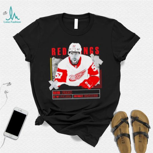 David Perron number 57 Detroit Red Wings ice hockey player pose paper gift shirt