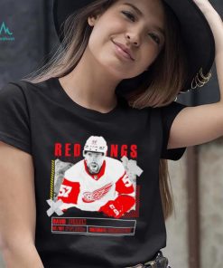 David Perron number 57 Detroit Red Wings ice hockey player pose paper gift shirt