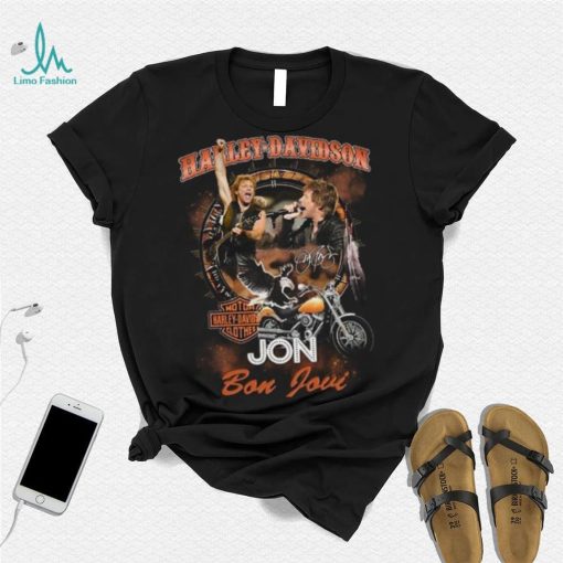 Davidson Smotor Harley Davids Jon Bon Jovi Shirt