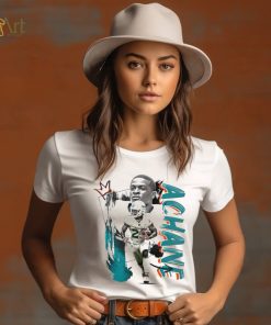 De’Von Achane number 28 Miami Dolphins football player pose poster shirt