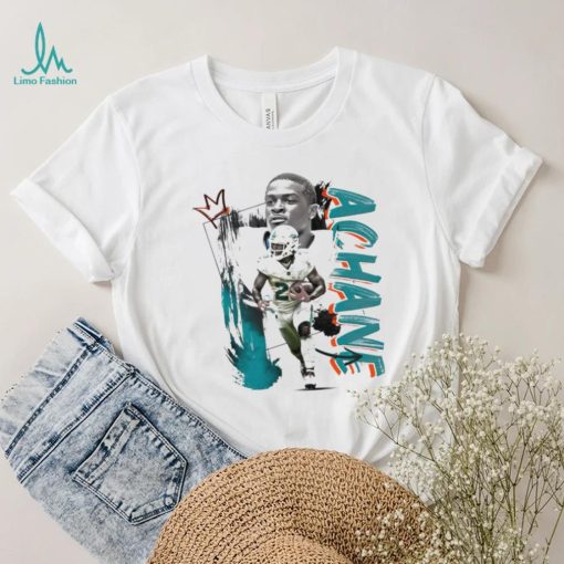 De’Von Achane number 28 Miami Dolphins football player pose poster shirt