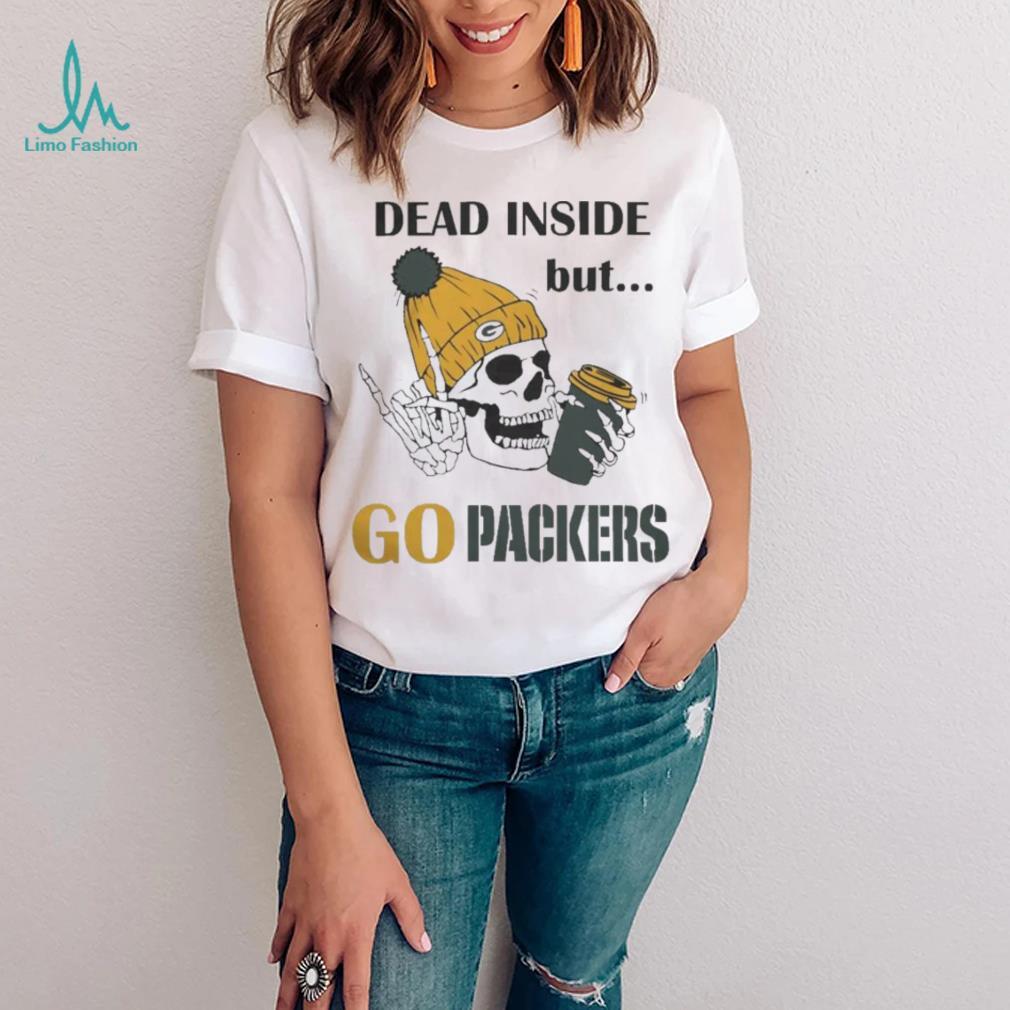 Dead Inside But go Packers Green Bay Packers Skeleton Logo shirt Dead Inside But go Packers Green Bay Packers Skeleton Logo shirt