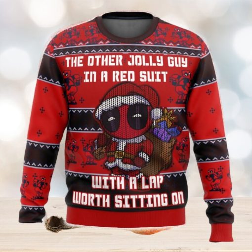 Deadpool Jolly Red Guy Ugly Christmas Sweater Funny Gift For Men And Women Fans