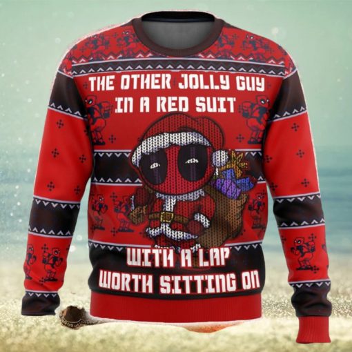 Deadpool Jolly Red Guy Ugly Christmas Sweater Funny Gift For Men And Women Fans