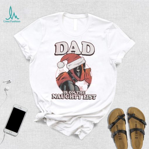 Deadpool Marvel Comics Mad Engine Bad Dad Graphic T Shirt