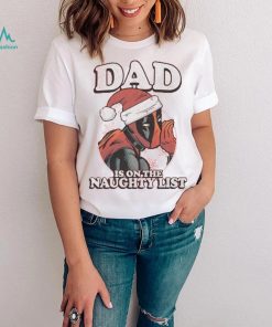 Deadpool Marvel Comics Mad Engine Bad Dad Graphic T Shirt