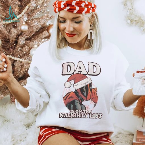 Deadpool Marvel Comics Mad Engine Bad Dad Graphic T Shirt