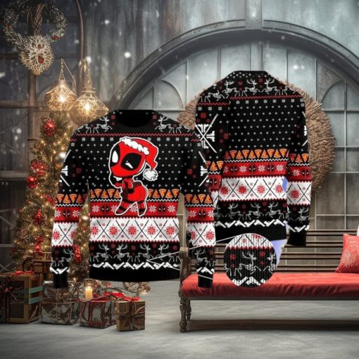 Deadpool Merry Kissmyass Ugly Christmas Sweater Style Gift For Men And Women