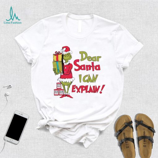 Dear Santa I can explain Christmas shirt