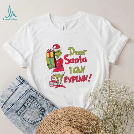 Dear Santa I can explain Christmas shirt