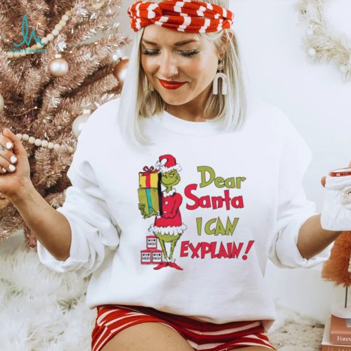 Dear Santa I can explain Christmas shirt