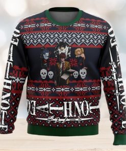 Death Note Characters Alt Ugly Christmas Sweater Funny Gift For Men And Women Fans