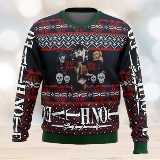 Death Note Characters Alt Ugly Christmas Sweater Funny Gift For Men And Women Fans