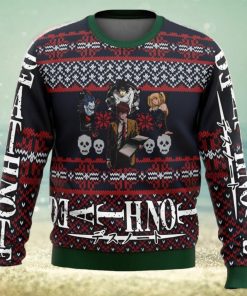 Death Note Characters Alt Ugly Christmas Sweater Funny Gift For Men And Women Fans