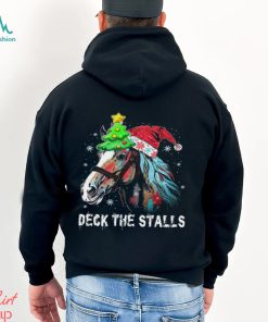 Deck The Stalls Christmas Horse Shirt