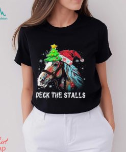Deck The Stalls Christmas Horse Shirt, hoodie, sweater, long sleeve and tank top Deck The Stalls Christmas Horse Shirt