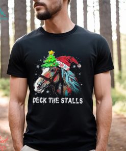 Deck The Stalls Christmas Horse Shirt, hoodie, sweater, long sleeve and tank top Deck The Stalls Christmas Horse Shirt