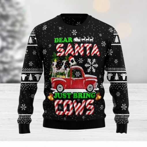 Deer Santa Christmas Unisex Ugly Sweater