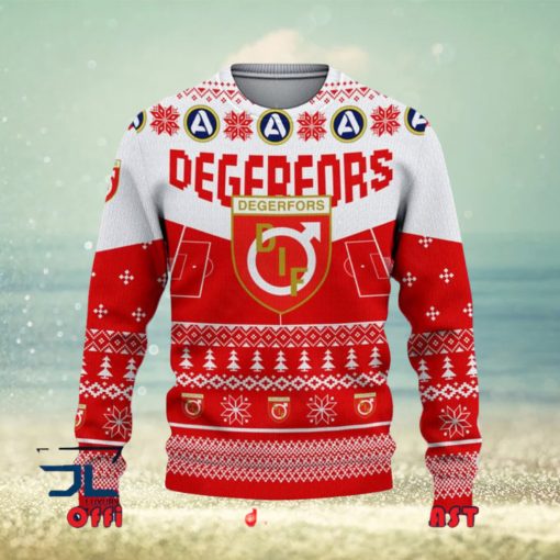 Degerfors IF Allsvenskan Sweden Ugly Sweater Christmas