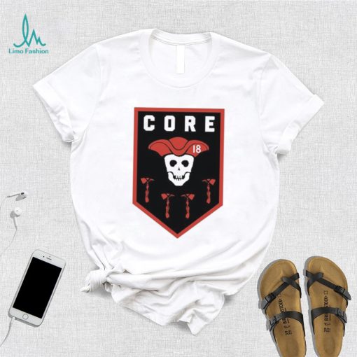 Demario Douglas Wearing Core Pirate Skull shirt