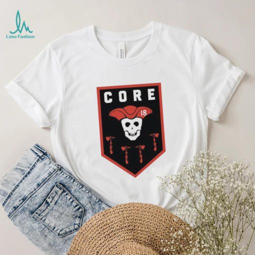Demario Douglas Wearing Core Pirate Skull shirt