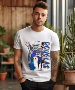 Demario Douglas number 81 New England Patriots football player pose poster shirt