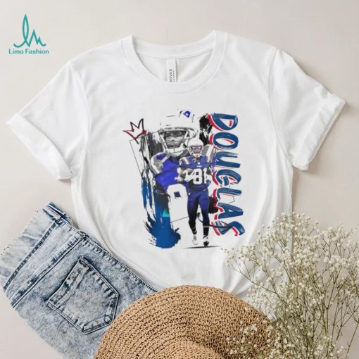 Demario Douglas number 81 New England Patriots football player pose poster shirt
