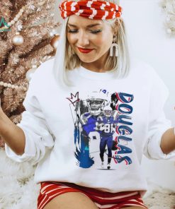 Demario Douglas number 81 New England Patriots football player pose poster shirt