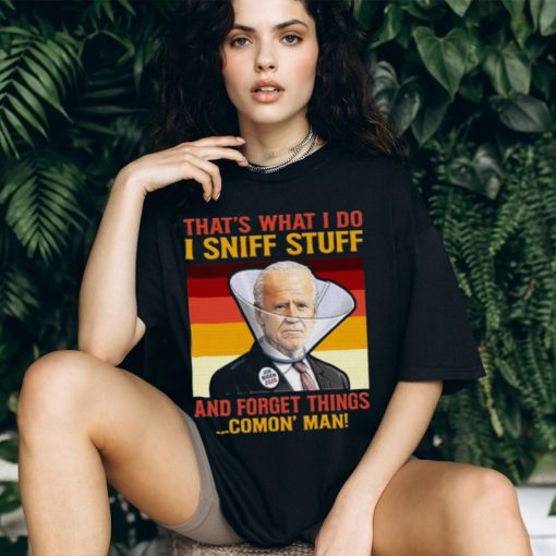 Dementia Joe Biden Sniffing Hair T Shirt