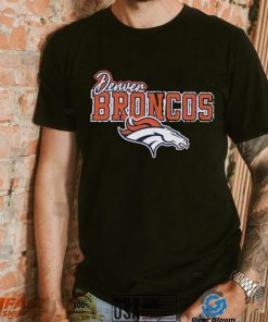 Denver Broncos Gameday Couture s In The Spotlight Tonal Leopard Print Shirt