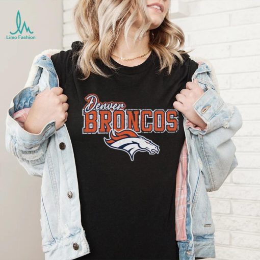 Denver Broncos Gameday Couture s In The Spotlight Tonal Leopard Print Shirt