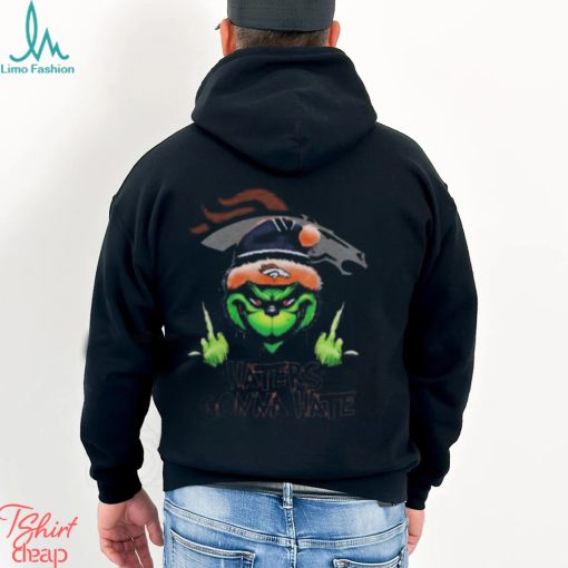 Denver Broncos Grinch Haters Gonna Hate T Shirt