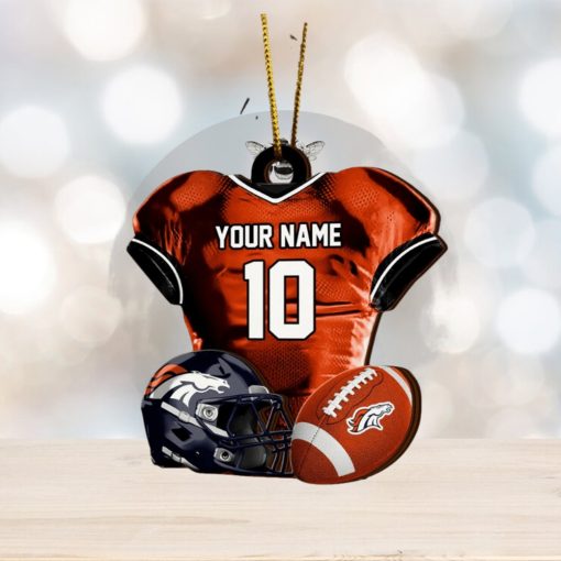 Denver Broncos NFL Sport Ornament Custom Name And Number