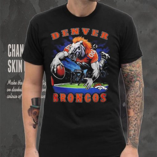 Denver Broncos NFL Team Uncommon Thunder let’s ride mascot t shirt