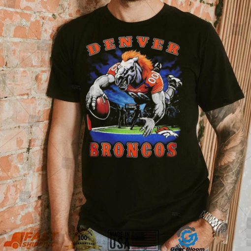 Denver Broncos NFL Team Uncommon Thunder let’s ride mascot t shirt