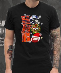 Denver Broncos NFL ho ho ho Christmas shirt