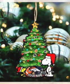 Denver Broncos Ornaments, Christmas Tree Snoopy, Gifts For Nfl Fans