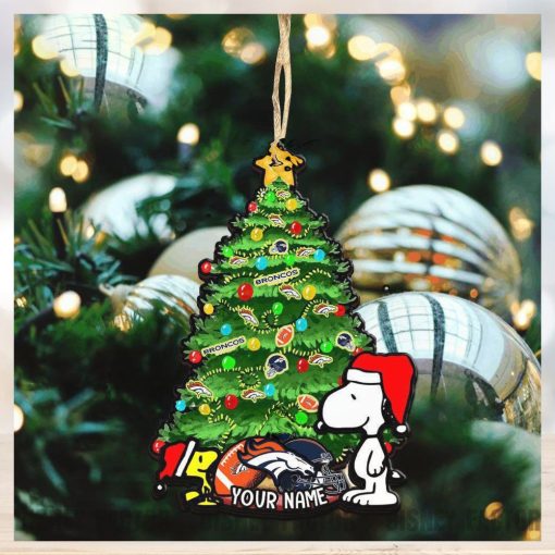 Denver Broncos Ornaments, Christmas Tree Snoopy, Gifts For Nfl Fans