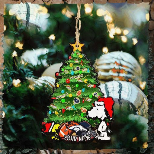 Denver Broncos Ornaments, Christmas Tree Snoopy, Gifts For Nfl Fans